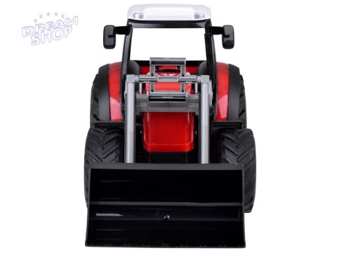 Duży Czerwony Traktor z Ruchomym Ramieniem i Wielkimi Kołami RC0666 Duży Czerwony Traktor z Ruchomym Ramieniem i Wielkimi Kołami RC0666
