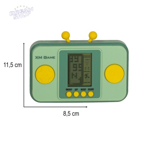 Gra elektroniczna zręcznościowa konsola przenośna zielony