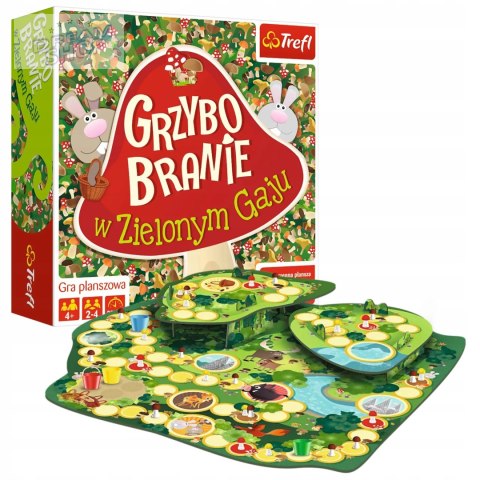 Gra planszowa rodzinna Grzybobranie w zielonym gaju Trefl 00988 Gra planszowa rodzinna Grzybobranie w zielonym gaju Trefl 00988