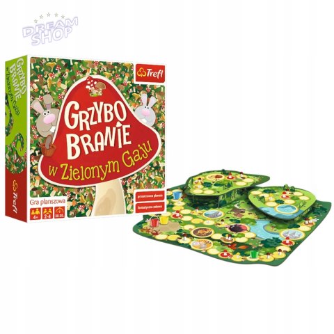 Gra planszowa rodzinna Grzybobranie w zielonym gaju Trefl 00988 Gra planszowa rodzinna Grzybobranie w zielonym gaju Trefl 00988