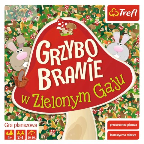 Gra planszowa rodzinna Grzybobranie w zielonym gaju Trefl 00988 Gra planszowa rodzinna Grzybobranie w zielonym gaju Trefl 00988