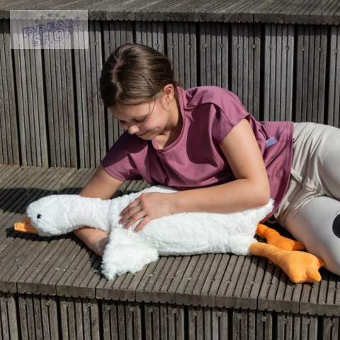 Grzejąca Pluszowa Gęś Pipa - Maskotka Przytulanka Poduszka Termofor 90 cm Grzejąca Pluszowa Gęś Pipa - Maskotka Przytulanka Poduszka Termofor 90 cm