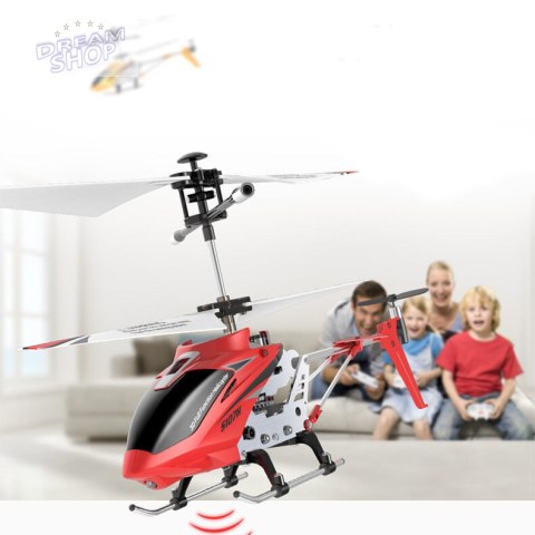 Helikopter Zdalnie Sterowany RC Żyroskop Syma S107G Czerwony Helikopter Zdalnie Sterowany RC Żyroskop Syma S107G Czerwony