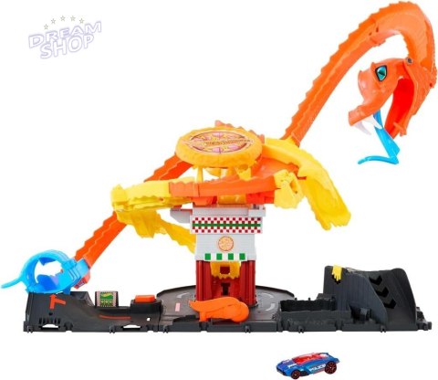 Hot Wheels City Odjazdowa pizza - Atak kobry Hot Wheels City Odjazdowa pizza - Atak kobry