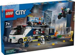 LEGO(R) CITY 60418 Policyjna ciężarówka z laborato..