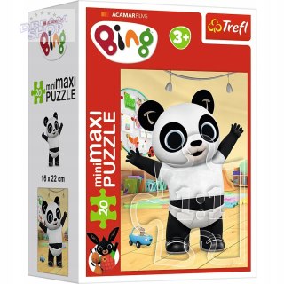 Puzzle 20 miniMAXI Bing 20 elementów przyjaciele binga 3+ Trefl 21130