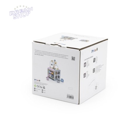 Viga PolarB Activity Box Drewniane Edukacyjne Centrum Gier 5w1 kostka