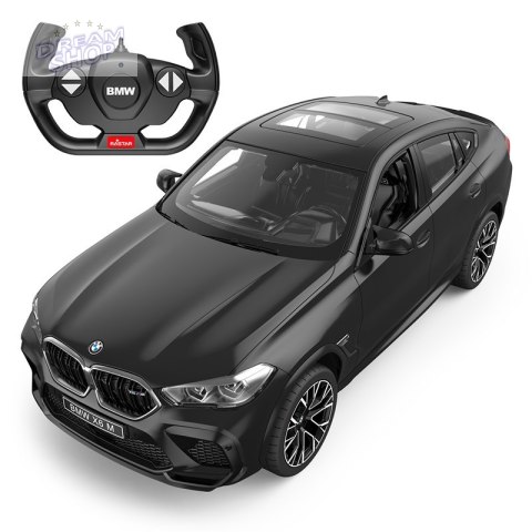 BMW X6 M czarny RASTAR model 1:14 Zdalnie sterowane auto + Pilot 2,4 GHz BMW X6 M czarny RASTAR model 1:14 Zdalnie sterowane auto + Pilot 2,4 GHz