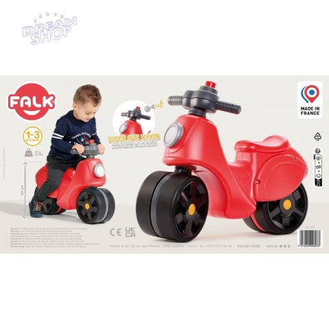 Falk Jeździk Scooter Strada Scooter Czerwony Ciche Opony od 1 Roku Falk Jeździk Scooter Strada Scooter Czerwony Ciche Opony od 1 Roku