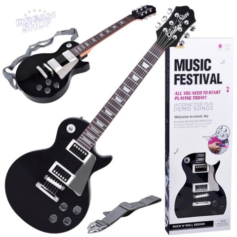 Gitara Elektryczna z paskiem Muzyczna Zabawka dla Dziecka IN0170 Gitara Elektryczna z paskiem Muzyczna Zabawka dla Dziecka IN0170