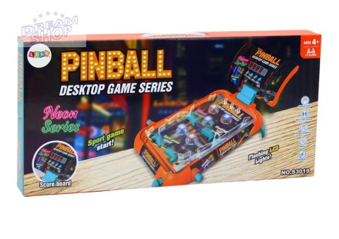 Gra Zręcznościowa Pinball Ledowe Światła Dźwięki Tablica Wyników Gra Zręcznościowa Pinball Ledowe Światła Dźwięki Tablica Wyników