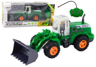 Koparka Ładowarka R/C Zdalnie Sterowana Unoszone Ramie Zielona