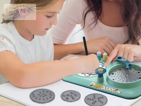 Kreatywny zestaw Tablica artystyczna 3w1 Spirograf Graffiti Rysunek TA0109