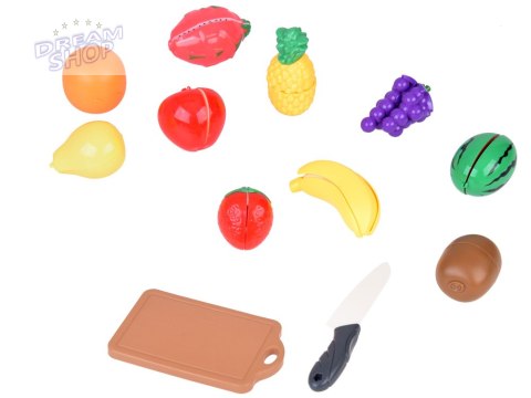 Plastikowe Owoce do Krojenia + Deska Nóż Zestaw do Zabawy w Kuchni ZA5248 Plastikowe Owoce do Krojenia + Deska Nóż Zestaw do Zabawy w Kuchni ZA5248