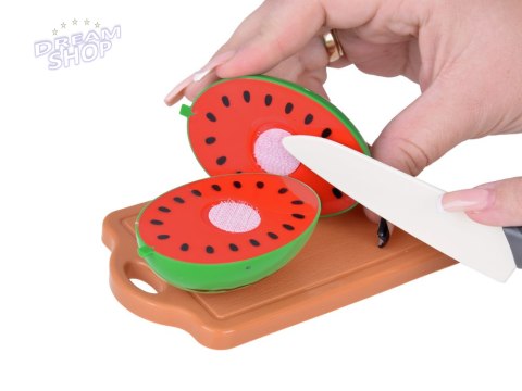 Plastikowe Owoce do Krojenia + Deska Nóż Zestaw do Zabawy w Kuchni ZA5248 Plastikowe Owoce do Krojenia + Deska Nóż Zestaw do Zabawy w Kuchni ZA5248