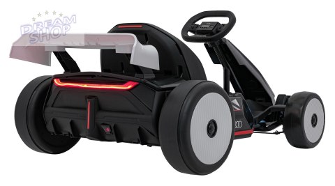 Pojazd Gokart Audi z Funkcją Driftu Biały Pojazd Gokart Audi z Funkcją Driftu Biały