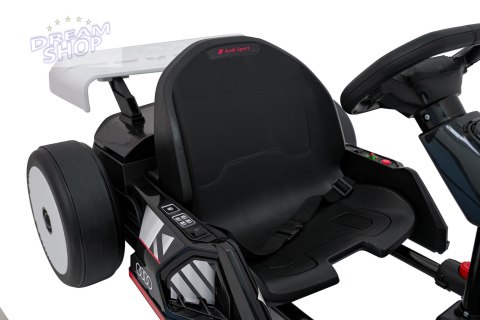 Pojazd Gokart Audi z Funkcją Driftu Biały Pojazd Gokart Audi z Funkcją Driftu Biały