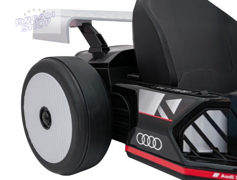 Pojazd Gokart Audi z Funkcją Driftu Biały Pojazd Gokart Audi z Funkcją Driftu Biały