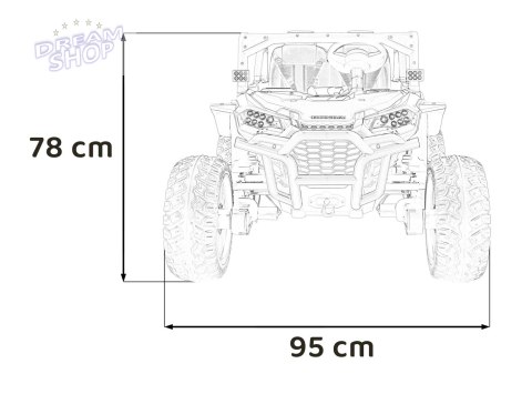 Pojazd Terenowy HONDA 4x4 Niebieski Pojazd Terenowy HONDA 4x4 Niebieski