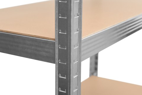 Regał magazynowy 200kg 5 poziomów 205x120x45 cm nośność 1000 kg
