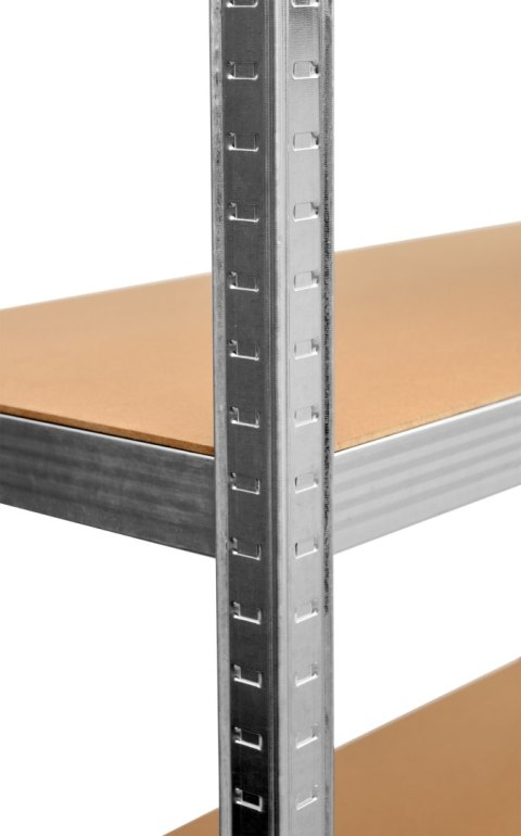 Regał magazynowy 200kg 5 poziomów 205x120x45 cm nośność 1000 kg