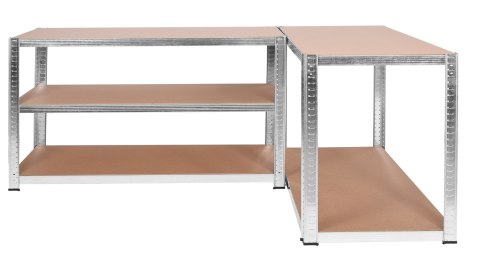 Regał magazynowy 200kg 5 poziomów 205x120x45 cm nośność 1000 kg
