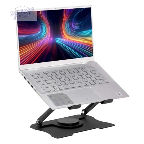 Regulowana podstawka pod laptop LAURO czarna Regulowana podstawka pod laptop LAURO czarna