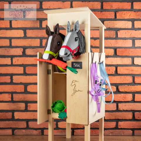 Skippi Kantar dla Hobby Horse - wodze, 2 wymienne futerka - błękitny Skippi Kantar dla Hobby Horse - wodze, 2 wymienne futerka - błękitny