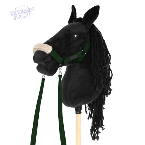 Skippi Kantar dla Hobby Horse - wodze, 2 wymienne futerka - ciemny zielony Skippi Kantar dla Hobby Horse - wodze, 2 wymienne futerka - ciemny zielony