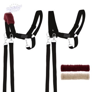 Skippi Kantar dla Hobby Horse - wodze, 2 wymienne futerka - czarny