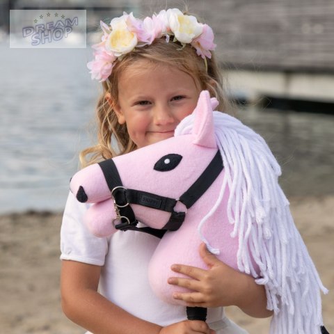 Skippi Kantar dla Hobby Horse - wodze, 2 wymienne futerka - czarny Skippi Kantar dla Hobby Horse - wodze, 2 wymienne futerka - czarny