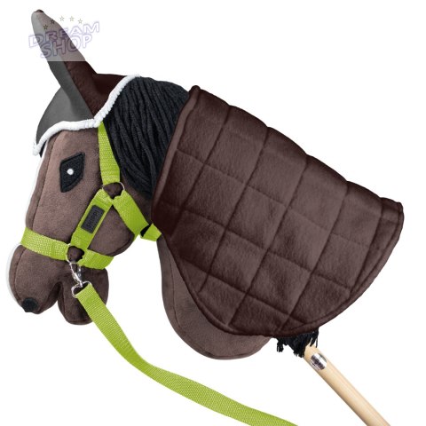 Skippi Kantar dla Hobby Horse - wodze, 2 wymienne futerka - jasny zielony Skippi Kantar dla Hobby Horse - wodze, 2 wymienne futerka - jasny zielony