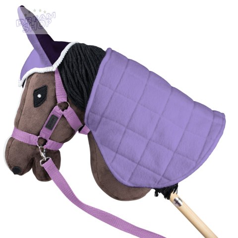 Skippi Kantar dla Hobby Horse - wodze, 2 wymienne futerka - lawendowy Skippi Kantar dla Hobby Horse - wodze, 2 wymienne futerka - lawendowy
