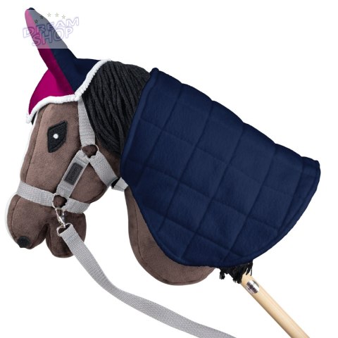 Skippi Kantar dla Hobby Horse - wodze, 2 wymienne futerka - szary Skippi Kantar dla Hobby Horse - wodze, 2 wymienne futerka - szary