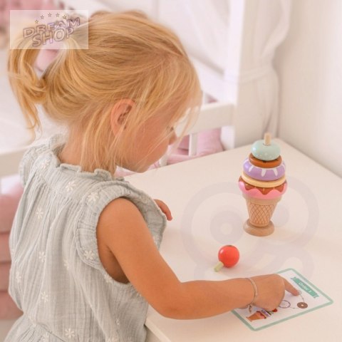 WOOPIE GREEN Drewniane Lody Układanka Montessori Cukiernia 12 el. WOOPIE GREEN Drewniane Lody Układanka Montessori Cukiernia 12 el.