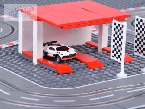Bugatti Wyścigowy Tor z Klocków 2 Auta na Pilota! Super zabawa RC0664