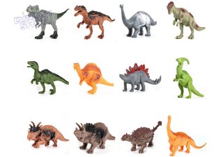 Figurki dinozaurów w walizce 46el