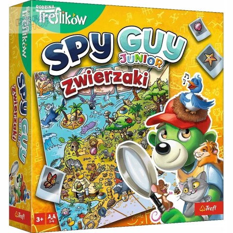 Gra planszowa Spy Guy Junior zwierzaki Rodzina Treflików Trefl 02595 Gra planszowa Spy Guy Junior zwierzaki Rodzina Treflików Trefl 02595