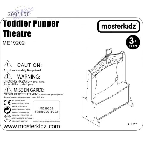 MASTERKIDZ Drewniany Teatrzyk dla Lalek Sklep Stragan MASTERKIDZ Drewniany Teatrzyk dla Lalek Sklep Stragan