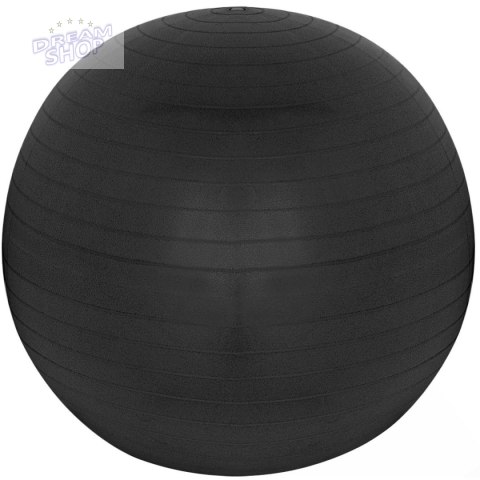 PIŁKA DO ĆWICZEŃ FITNESS 55CM ANTIBURST CZARNA XQMAX PIŁKA DO ĆWICZEŃ FITNESS 55CM ANTIBURST CZARNA XQMAX