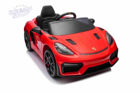 Pojazd Porsche 718 Czerwony MP4 Pojazd Porsche 718 Czerwony MP4