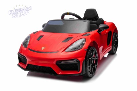 Pojazd Porsche 718 Czerwony MP4 Pojazd Porsche 718 Czerwony MP4