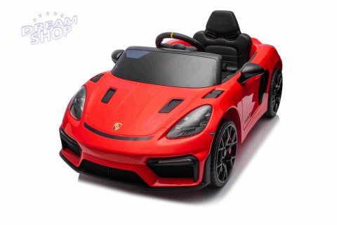 Pojazd Porsche 718 Czerwony MP4 Pojazd Porsche 718 Czerwony MP4
