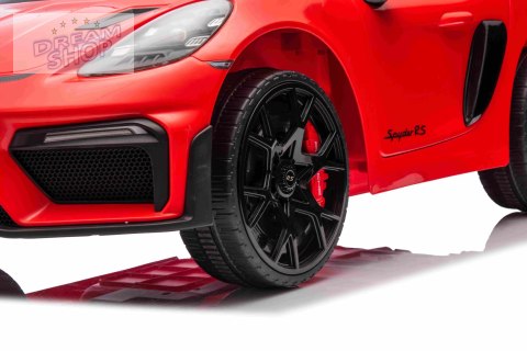 Pojazd Porsche 718 Czerwony MP4 Pojazd Porsche 718 Czerwony MP4