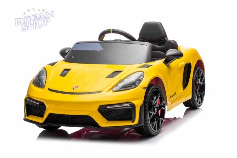 Pojazd Porsche 718 Lakier Żółty Pojazd Porsche 718 Lakier Żółty