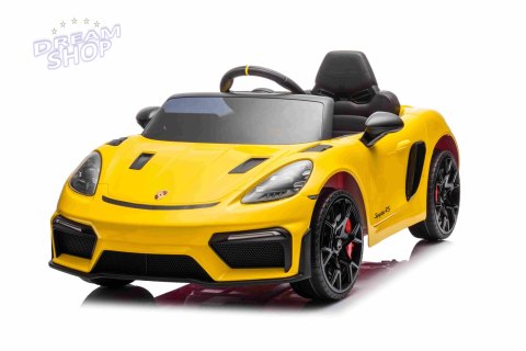 Pojazd Porsche 718 Żółty MP4 Pojazd Porsche 718 Żółty MP4