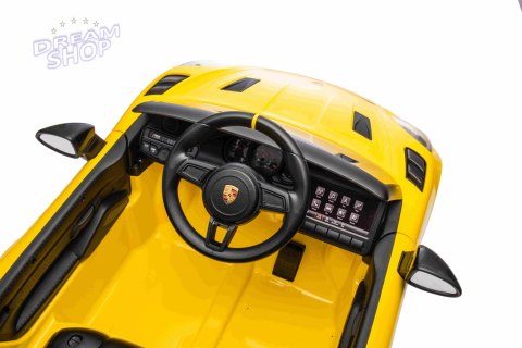 Pojazd Porsche 718 Żółty MP4 Pojazd Porsche 718 Żółty MP4