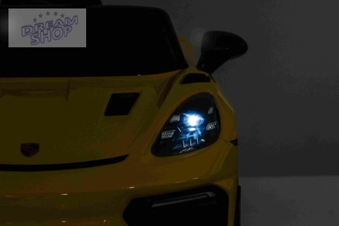 Pojazd Porsche 718 Żółty Pojazd Porsche 718 Żółty