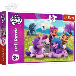 Puzzle Przyjacielskie Koniki Pony 30 elementów Kucyki Pony Trefl 18299
