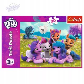 Puzzle Przyjacielskie Koniki Pony 30 elementów Kucyki Pony Trefl 18299